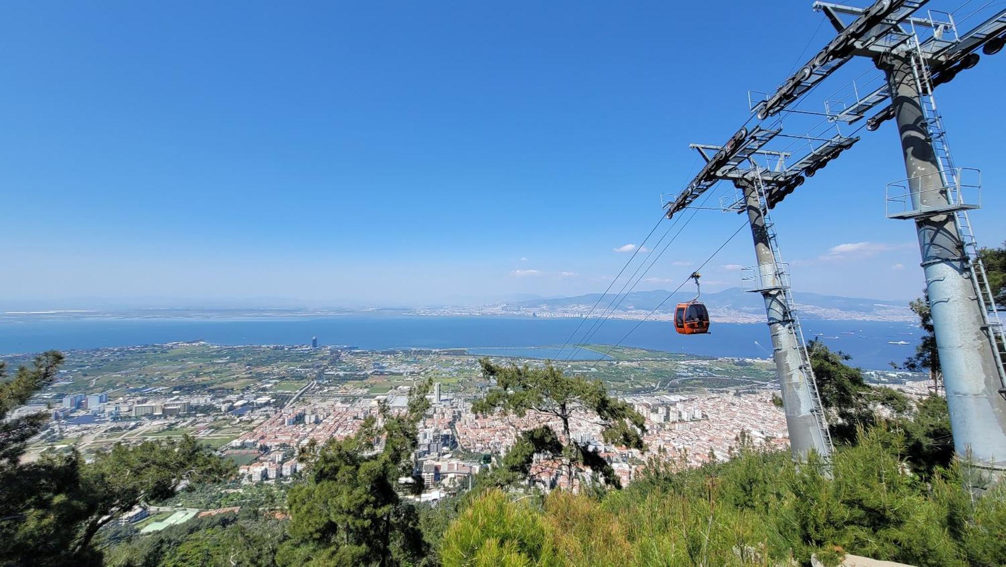 윈덤 그랜드 이즈미르 오즈딜렉 호텔 외부 사진 The cable car